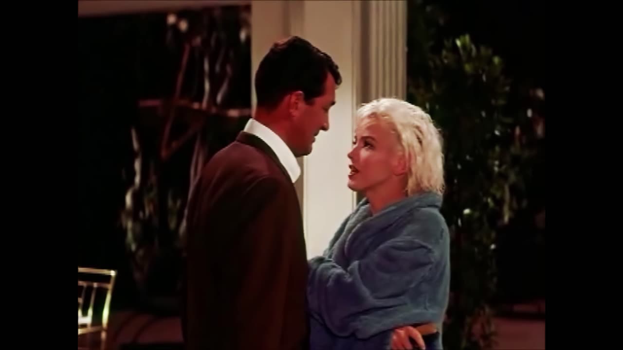 Marilyn Monroe in Something's got to give Outtake footage with Dean Martin remastered 4k