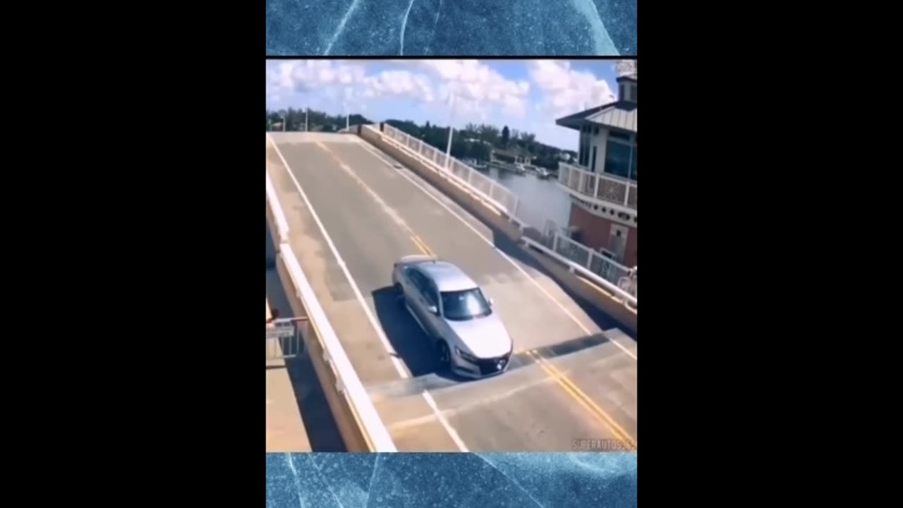 Car crash bridge: Weird moments caught on camera