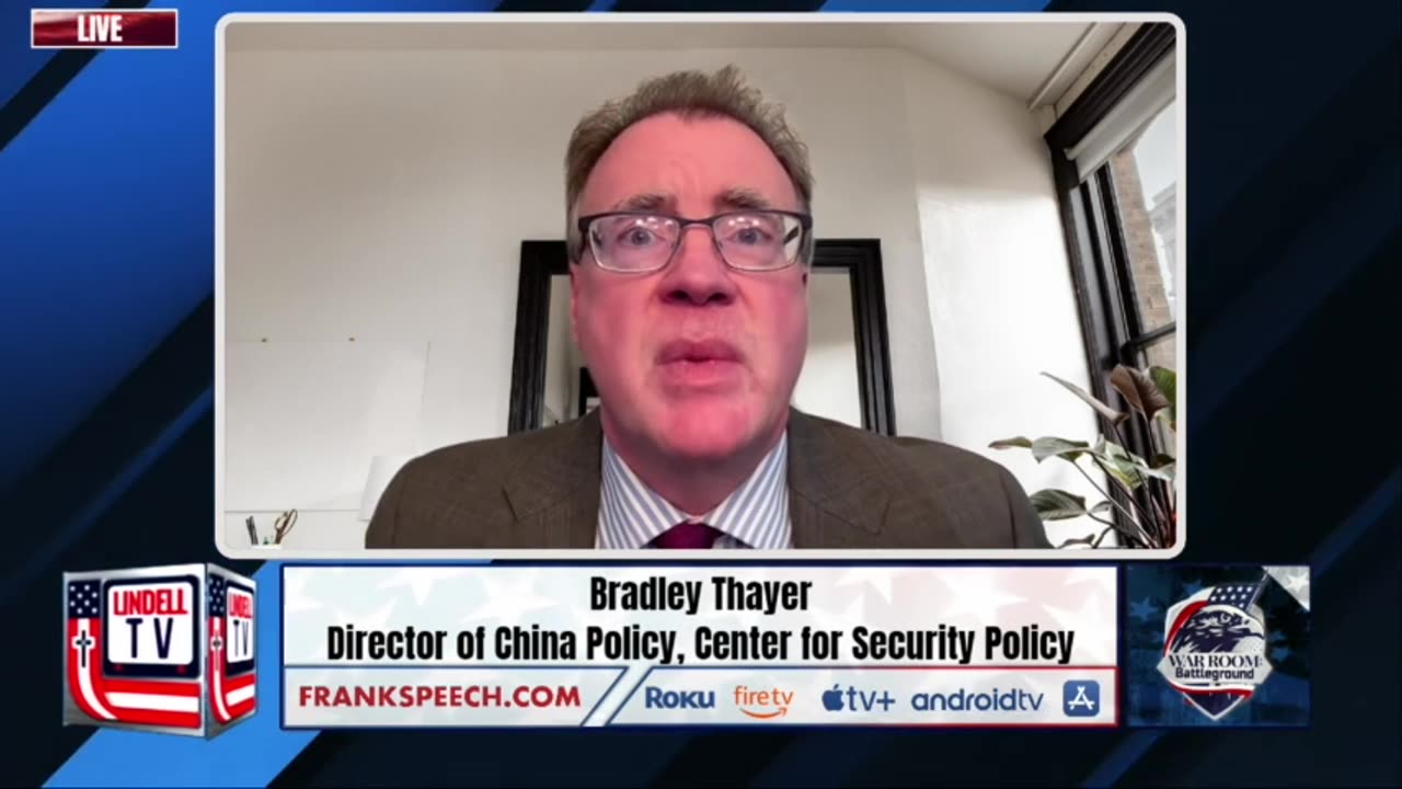 Bradley Thayer Joins WarRoom To Discuss The CCP Eyeing Taiwan As Election Approaches