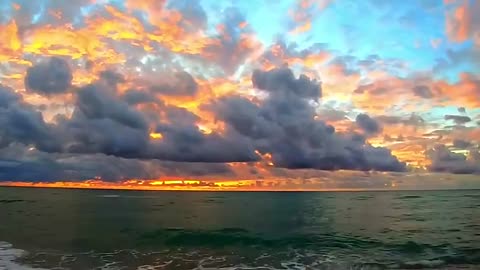 cloud and sea