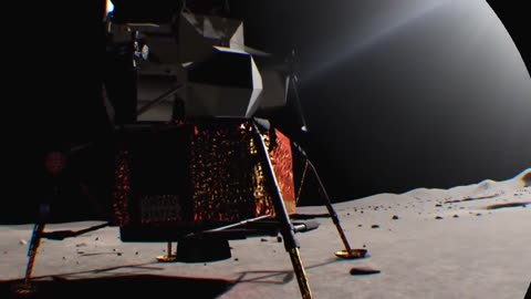 Nassa space walking on moon