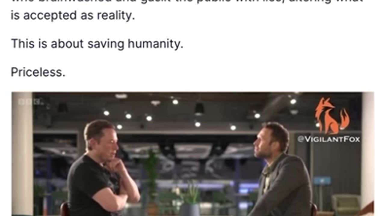 Saving humanity - priceless