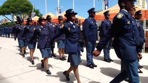 Police during Dr Mbongeni Ngema's funeral