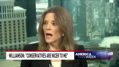 Marianne Williamson who's a Democrat running for President admits how mean the left is