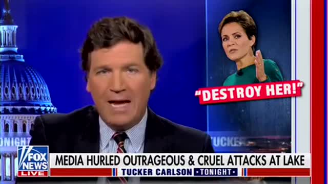 Tucker: Kari Lake says the media are corrupt.