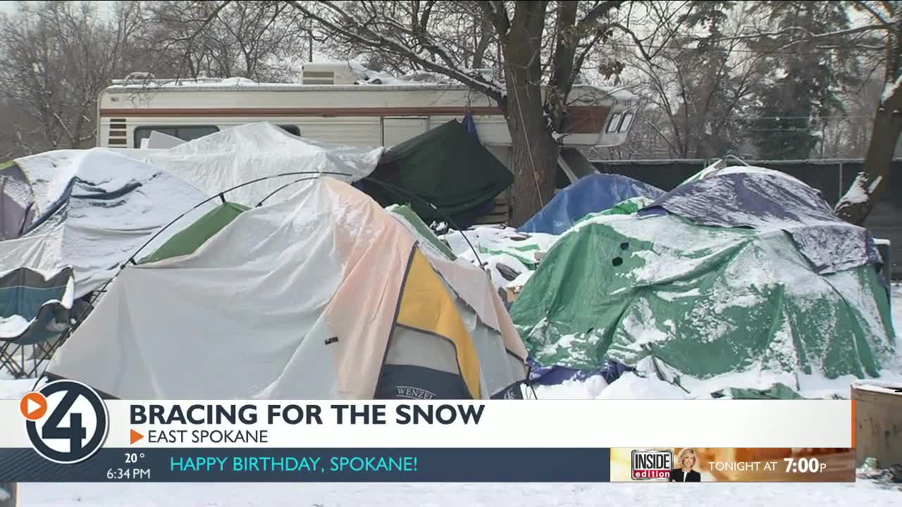 ‘There is no preparing for it’ Camp Hope braces for Wednesday’s winter storm