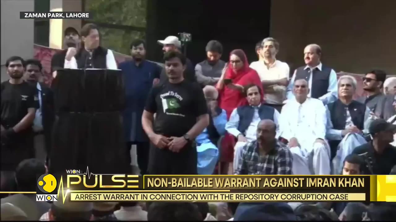 Non-bailable warrant issued against former Pakistan prime minister Imran Khan sparks protests - WION