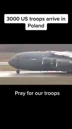 3000 troops arrive in polland