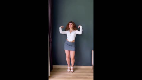 Curly hair professional dance