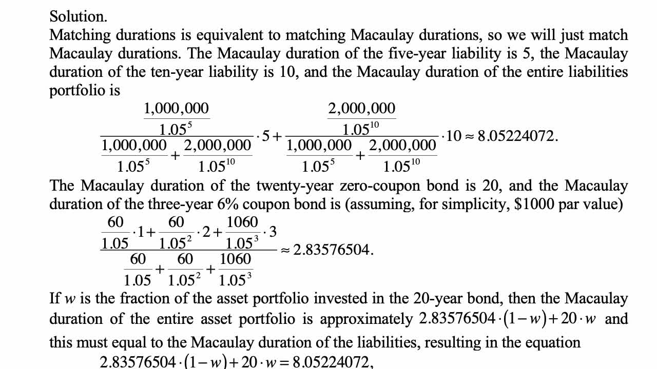 Exam FM exercise for July 4, 2022