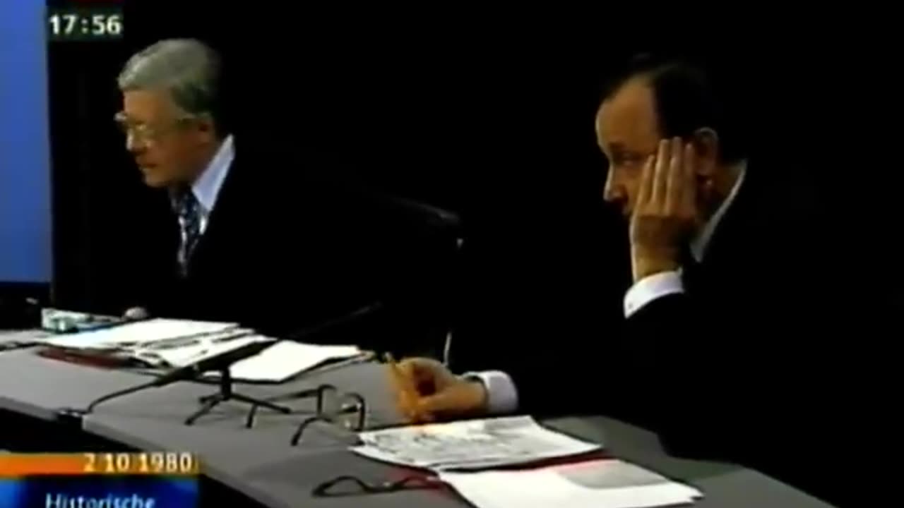 ... der Obersozi und Bunzelkanzler Helmut Schmidt (SPD) 1980 in der Sendung "Phönix" im ZDF