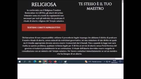 COSA C'è SCRITTO NEL SITO DEL THE SATANIC TEMPLE IN AMERICA? DOCUMENTARIO negli USA anche i satanisti hanno il loro culto che gli permette lo STATO,c'è il THE SATANIC TEMPLE E LA CHURCH OF SATAN SONO DUE CULTI DIVERSI DI SATANISTI