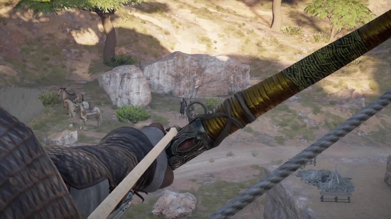 Assassin's Creed Origins Aggressive Bow Combat [No HUD Immersion]