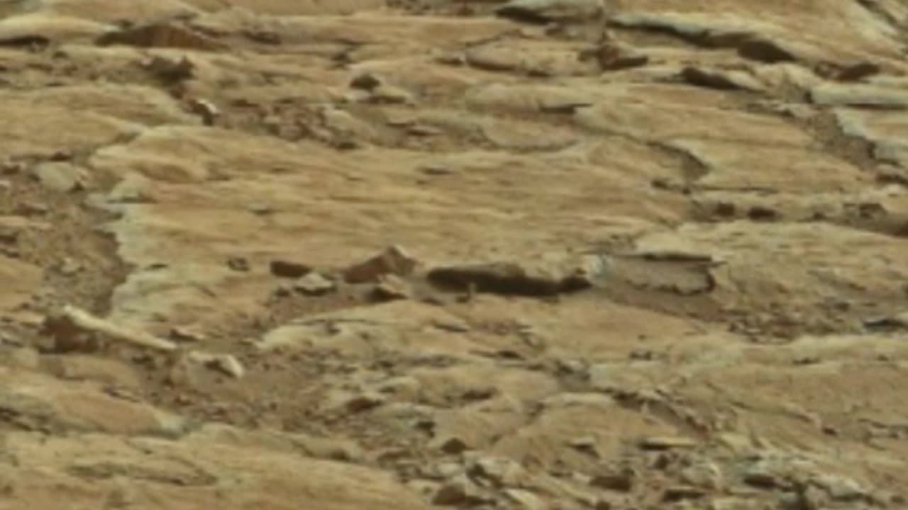 A peg on Mars