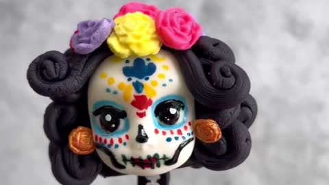 Catrina cakepop #cakepop #halloweentreats #halloween #diademuertos