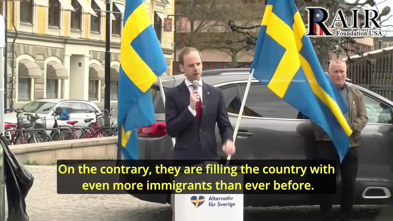 Political Leader: 'I Will Not Accept My Two-Year-Old Growing Up in a Muslim Sweden'