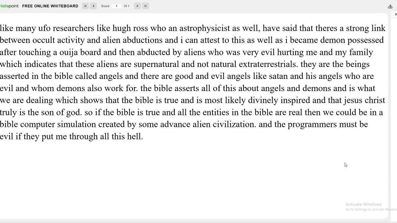 aliens are fallen angels?
