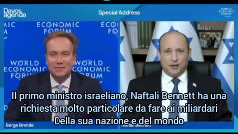 Naftalì Bennett, primo ministro israeliano fa un appello...