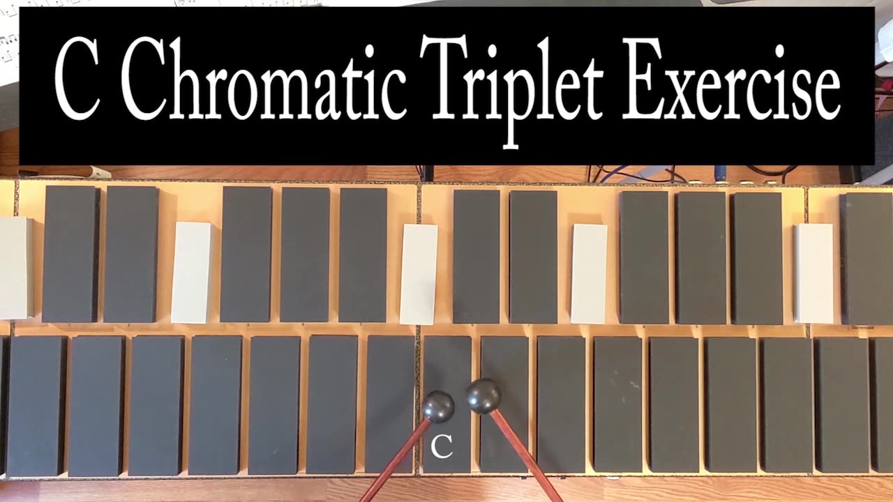 C Chromatic Triplet Exercise