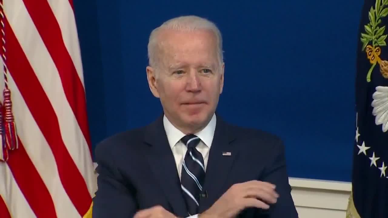 Biden Bizarrely Stares as Reporters Shout Questions