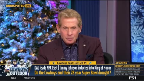 UNDISPUTED Skip Bayless reacts Jimmy Johnson inducted into Ring of Honor