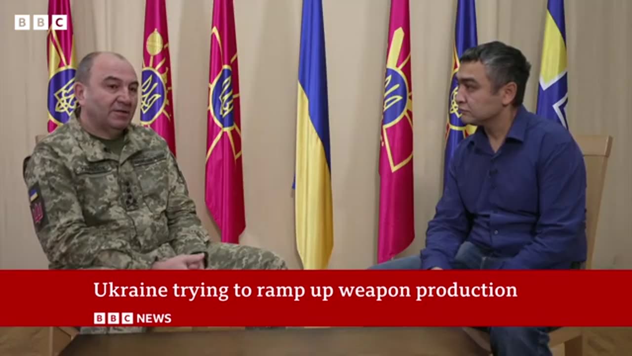 Ukraine trying to ramp up weapon production | BBC News