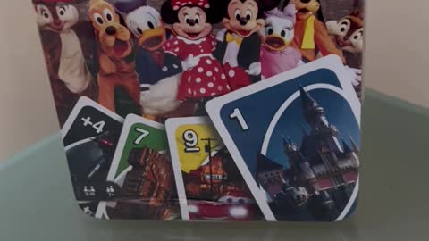 Disney Parks Uno Game in Metal Box #shorts