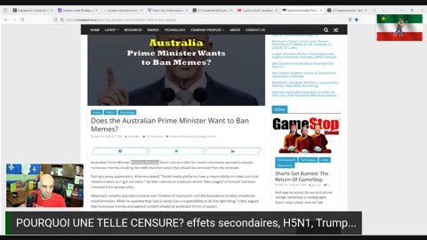 Live 166: Censure extrême au Canada et en Australie, mais qui est le pire?