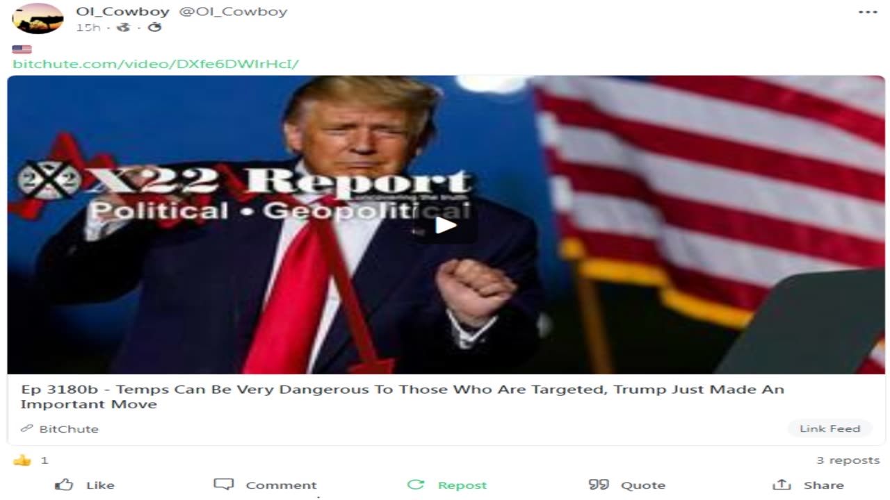 gab - ep3180b, temps can be very dangerous to those who are targeted, trump just made