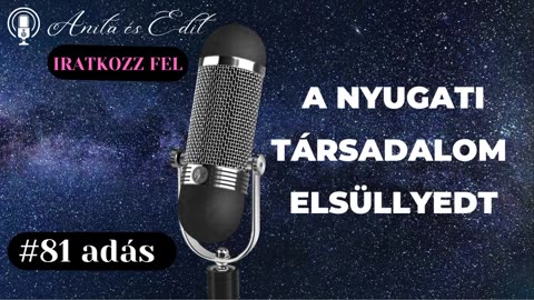 A nyugati társadalom elsüllyedt.