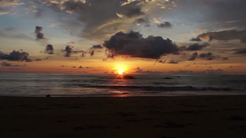 Sunset 🌅 On Beach 🏝️