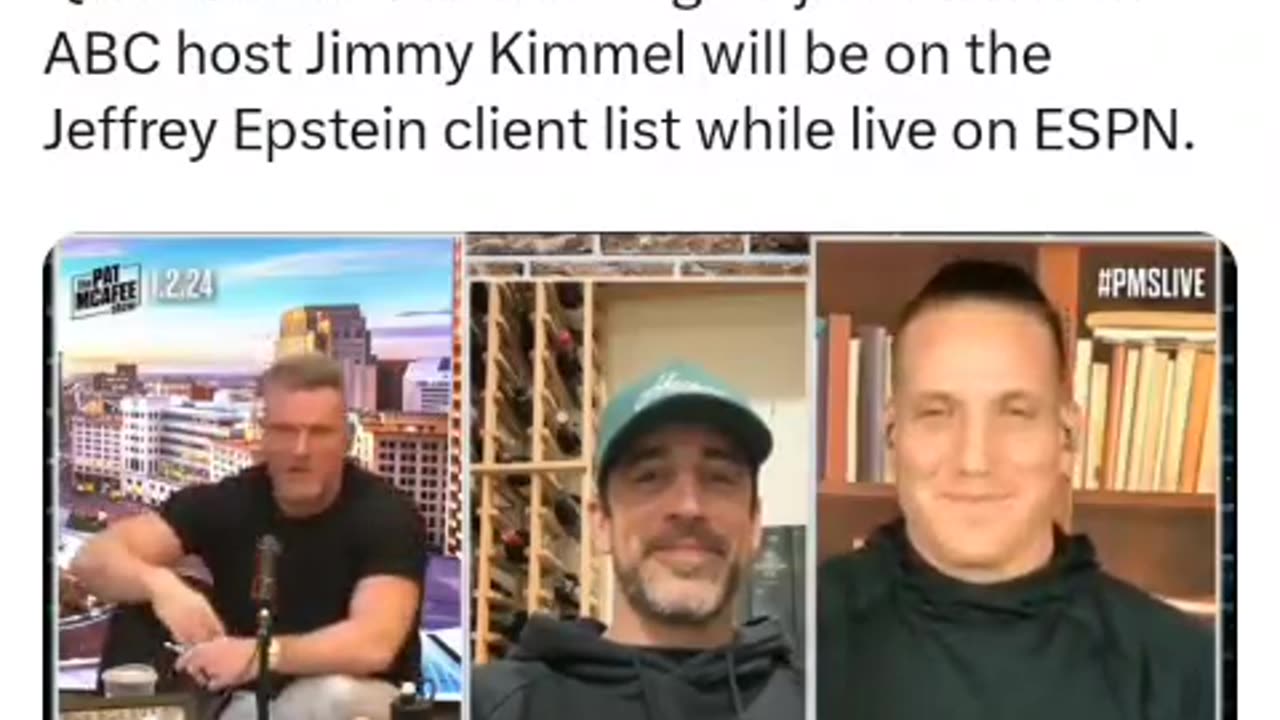 Aaron Rodgers on Epstein list