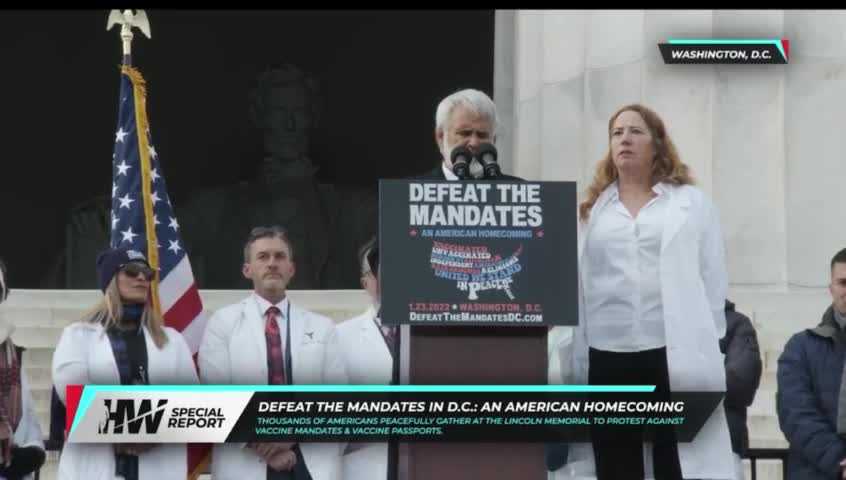 Dr. Robert Malone (inventor of the mRNA vaccine) Full Speech Defeat The Mandates DC