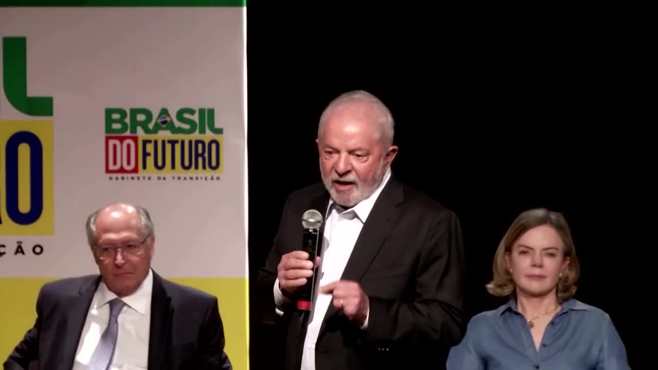 Brazil’s Lula cries as he speaks on hunger fight