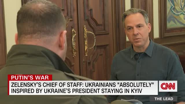 Zelensky's chief of staff weighs in on support from US during Russia's war