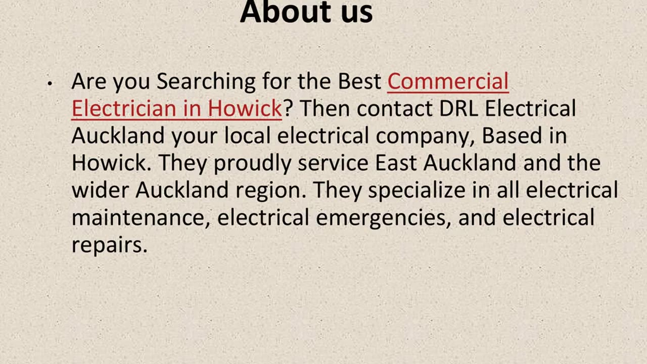 Get The Best Commercial Electrician in Howick.