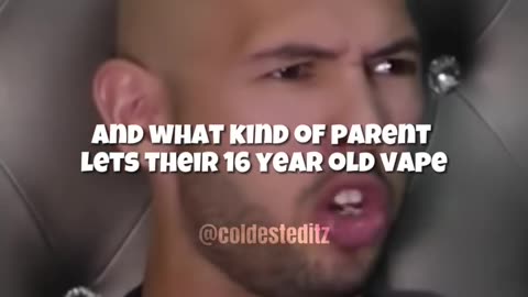 Andrew tate on kids vaping/tatepodcast