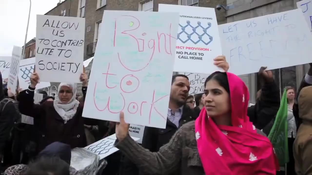 Illegal Aliens Protesting For More Free Stuff