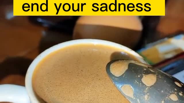 Drink coffee this morning