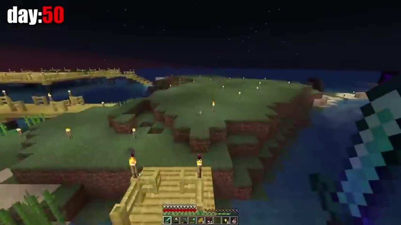 I surivied 100 days on a deserted island in hardcore