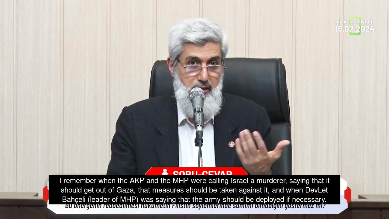 AKP & MHP rejected a motion against Israel's genocide in Gaza.