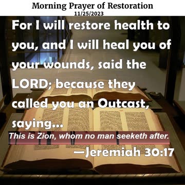 Morning Prayer of Restoration #youtubeshorts #jesus #grace #mercy #faith #blessed #fyp #joy #trust