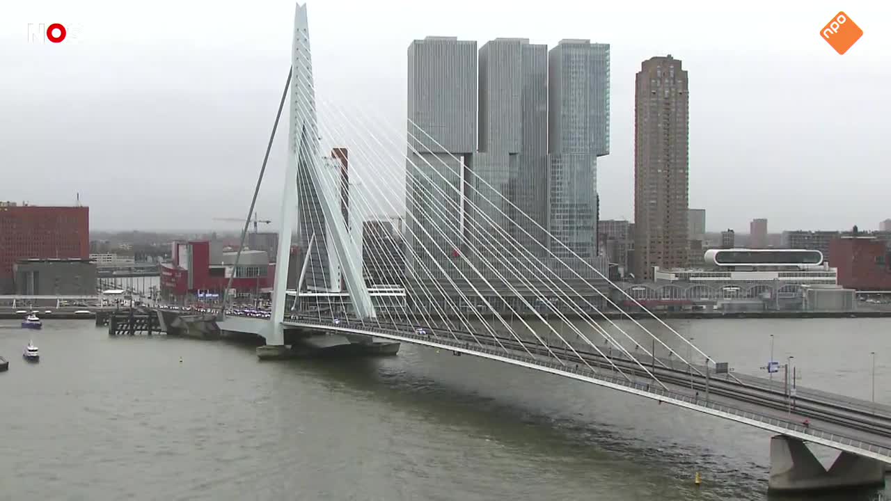Police Protest In Rotterdam, It Coincides With Demonstrations Against Corona Mandates