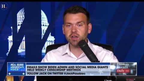 Jack Posobiec on Biden & Big Tech working together to censor Covid & vaccine speech