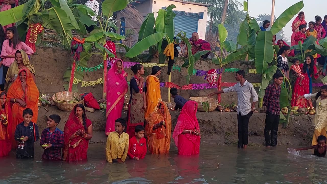 Chhat puja in India bihar