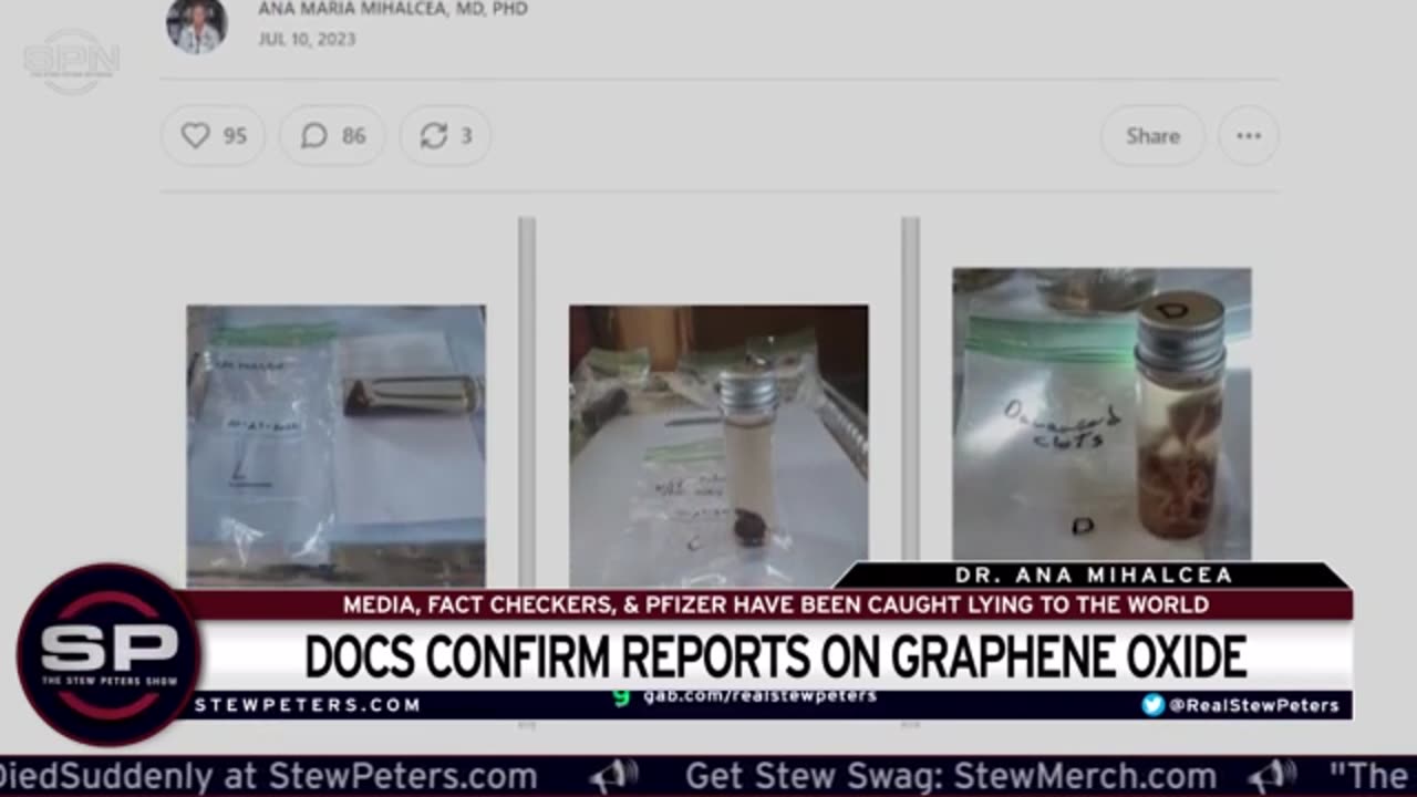 Pfizer & Media Caught Lying About Graphene Oxide: Dr. Ana Mihalcea Proves Fact Checkers Are LIARS