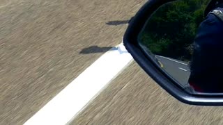 Motorcyclist Loses Prosthetic Leg