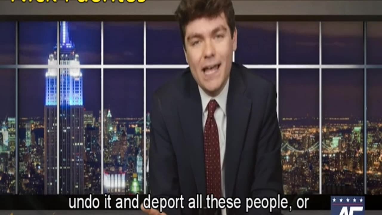 Nick Fuentes Explains Jewish Antics