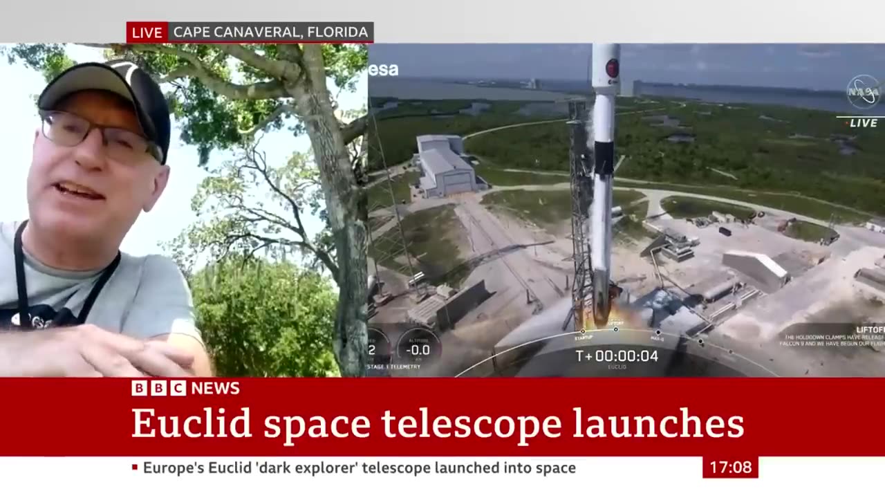 Euclid_ Europe's 'dark explorer' telescope launches - BBC News