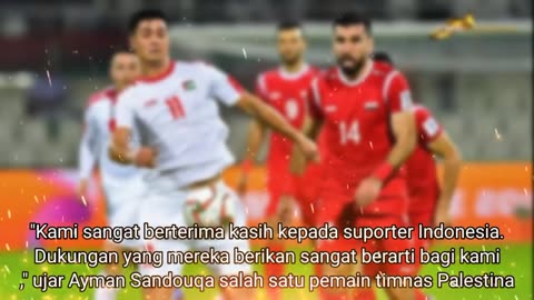 Indonesian national team's match against Palestine is currently in a sorrowful period.